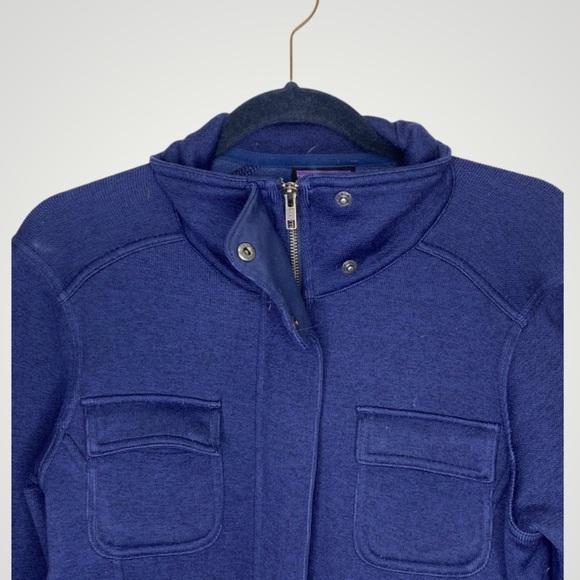 Patagonia Navy Better Fleece Utility Jacket M Zip-Up Outdoor Warm Layer - Picture 4 of 13